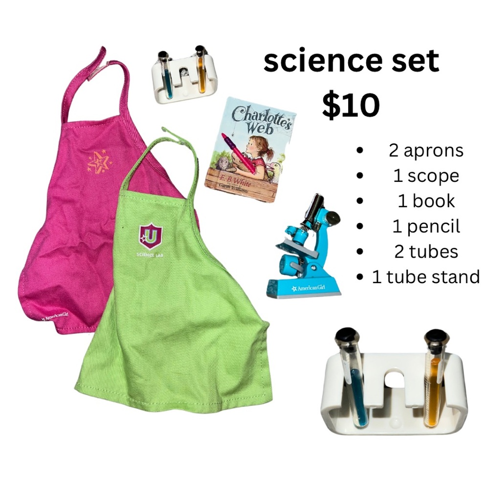 American Girl doll science set